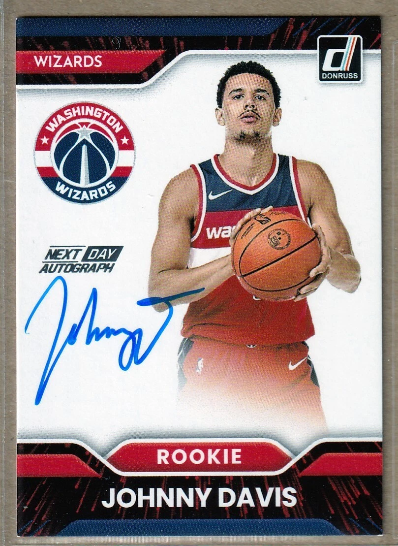 2022-23 Donruss Next Day Autographs #10 Johnny Davis RC AUTO - WIZARDS