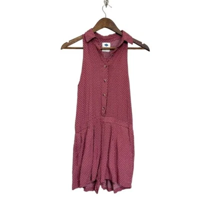 Mameluco Boho Western Vaquera Festival Pequeño Botón Ditsy Hoja Estampado Azul Salvaje Foto 1 de 4