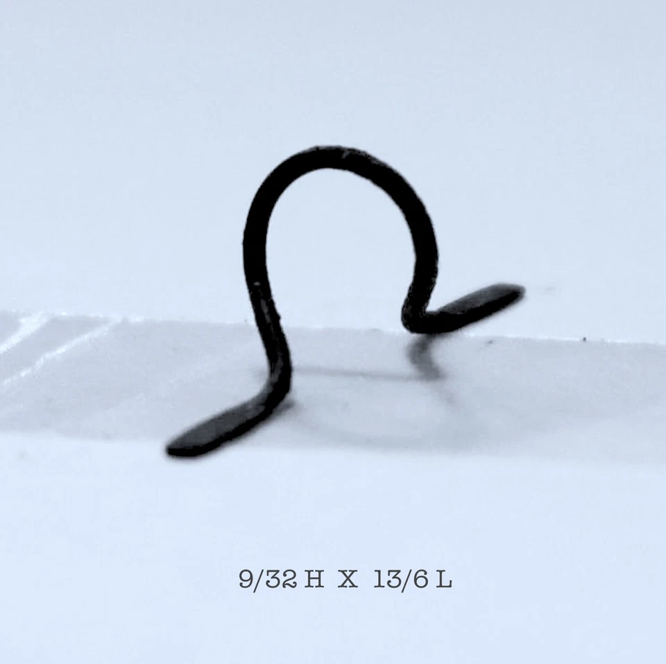 Snake Guide Black 1/0 NOS - Pack of Six - Image 1 of 1