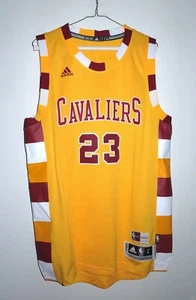 LeBron James Cleveland Cavaliers Cavs #23 HWC Throwback Adidas Jersey Large 44 - Picture 1 of 4