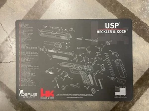 Heckler & Koch HK USP Cerus Gear Gun Cleaning Mat - 12" x 17" - (BFC-170) - Picture 1 of 1