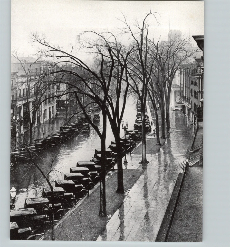 Walker Evans Americana Saratoga 1938 NY Main Street Cars foto original grabado Foto 1 de 1