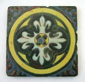 Rare Old Antique Architectural Art Tile Sebastián Ribó Barcelona Spain Gaudí - Picture 1 of 9