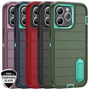 For Apple iPhone 16 Pro Max 14 15 Pro Military Grade Armor Case/Screen Protector - Picture 1 of 66