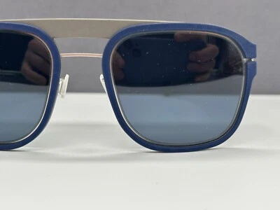Gafas de sol Ic Berlin para hombre azul gris grande L XL Bigspin precio original: 499 € Foto 1 de 4
