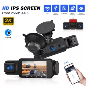 Dash Cam 2K Car 4 Lens WIFI Front/Rear/Inside Video Recorder Camera G-sensor 64G - Picture 1 of 23