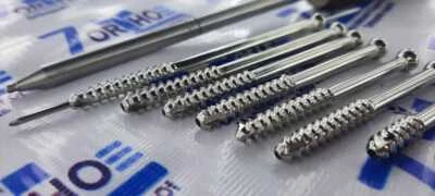 ORTHO ZE 6.5mm Cannulated Cancellous Screws 32mm thread Stainless Steel-316L (90 pcs)