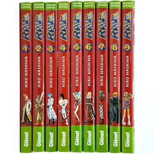 Lote de Libros de Manga RAVE Vol 1-9 Hiro Mashima Glénat Shonen Cómic Francés Francés - Imagen 1 de 7