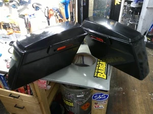 Harley Davidson Road King Street & Electra Glide Right Left Rear Saddlebag OEM - Picture 1 of 6
