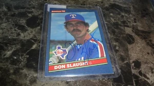 1986 DONRUSS DON SLAUGHT AUTO BASEBALL CARD - Picture 1 of 2