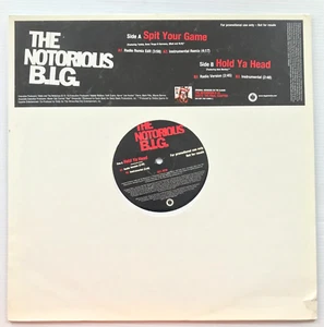 Notorious B I G - Spit Your Game / Hold Ya Head Vinyl 12 PROMO Biggie Smalls *DL - Picture 1 of 3