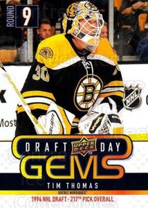 2009-10 Upper Deck Draft Day Gems #15 Tim Thomas