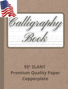 Calligraphy Paper Pad - Copperplate Calligraphy - 55 Degree | Slant Angle Heavyw - Picture 1 of 12