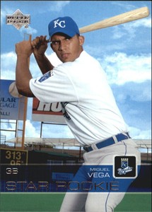 2003 Upper Deck Prospect Premieres Baseball Card #49 Miguel Vega XRC