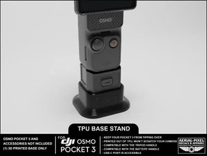 DJI OSMO Pocket 3 Base Stand - 3D Printed TPU - Picture 1 of 10