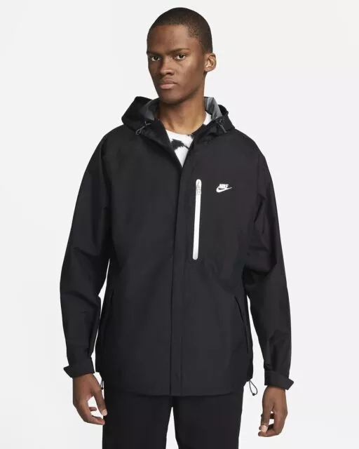Nike Storm-FIT Legacy Men's Hooded Shell Jacket - Black, Size XXL