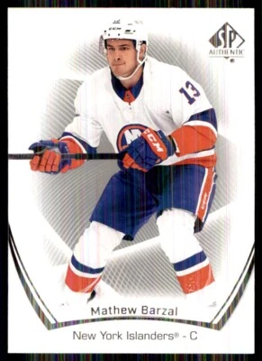2021-22 SP Authentic Mathew Barzal New York Islanders #71 - Image 1 of 2