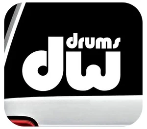 DW Batería Vinilo Calcomanía Adhesiva Bajo Tambor Logo Banda Baterista - Imagen 1 de 14