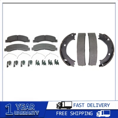 2x Conjunto de Pastilhas de Freio a Disco Traseiro Dianteiro Wagner Sapata de Freio de Estacionamento para Excursão - Imagem 1 de 3