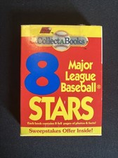 Collect-A-Books 1991 Major League Baseball Line Drive, 8 Stars/8 Pages 👀NEW👀