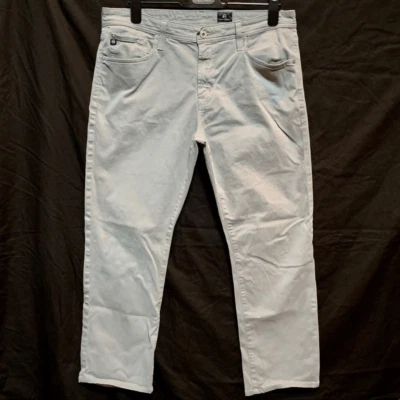AG The Graduate Light Green Tailored Leg Jeans 36 - Image 1 of 4