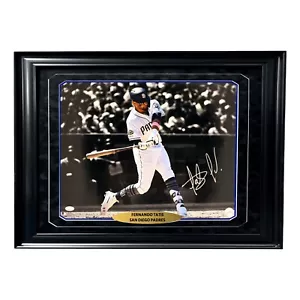 Fernando Tatis Autografato San Diego Padres 16x20 Foto Corniciata Firmata JSA - Foto 1 di 5