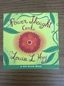POWER THOUGHT CARDS by Louise Hay 'Find Your Inner Strength' / 64 Card Deck NEW