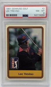 1981 Donruss Golf Lee Trevino #2 PSA NM-MT 8 - Picture 1 of 2