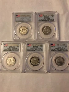 2017 S Parchi Nazionali Quarter Set Potenziato PCGS SP70 Primo Colpo!! 1° giorno!!! - Foto 1 di 7
