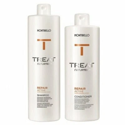 Montibello Treat Naturtech Repair Active Shampoo 1000ml + Repair Mask 750ml