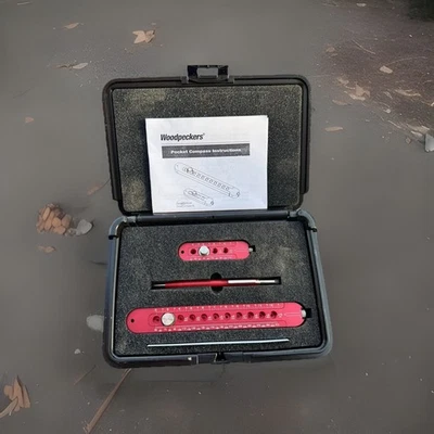 Woodpeckers Pocket Compass Set – Precision Woodworking Tool One Time Series - Image 1 of 2