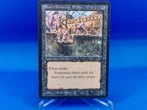 Stone - Throwing Devils 1 of 3 1x ARN MTG Arabian Nights Common Vintage NM- - Picture 1 of 2