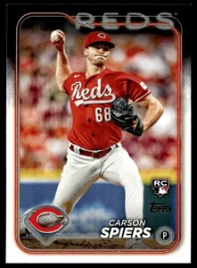 2024 Topps Carson Spiers Rookie Cincinnati Reds #365 - Picture 1 of 2