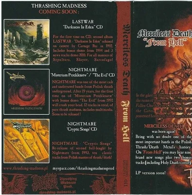 Merciless Death Cd New With Obi Ltd Thrash Metal Dekapitator Exodus - Bild 1 von 4