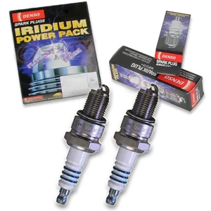 2 pc Denso Iridium Power Spark Plug for Yamaha XV750 Virago 1981-1997 Tune bi - Picture 1 of 5