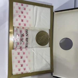 Set lenzuola Dan River lusso Muslins rosa made in USA cotone vintage 81x108 - Foto 1 di 6