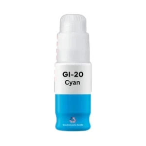 Compatible Ink Bottle For Canon GI-20 (3394C001) 70 ml Cyan-USA - Picture 1 of 2