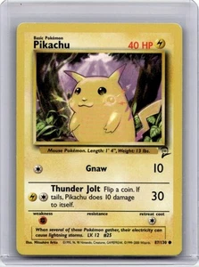 2000 Pokemon Base Set 2 Pikachu #87 - Picture 1 of 2