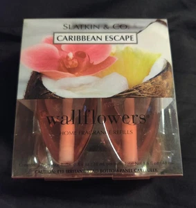 Slatkin & Co Wallflowers Home Fragrance Refills Caribbean Escape 2 pack - Picture 1 of 2