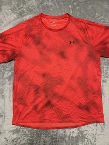 Camiseta Under Armour The Tech Para Hombre 2XL Roja Rendimiento Atlético Manga Corta - Imagen 1 de 5