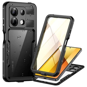 Wodoodporne etui na Xiaomi Redmi Note 11 Pro 5G – czarne - Zdjęcie 1 z 8