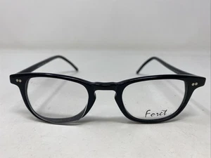 François Forêt Italy FP2 BLK 42-20-135 Black Full Rim Eyeglasses Frame 2596 - Picture 1 of 8