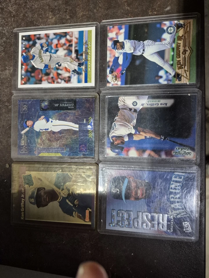 6 tarjetas de béisbol 1989 de Griffy Jr. Foto 1 de 1