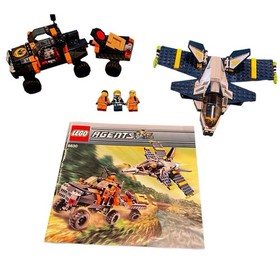 Lego Agents 8630 Mission 3: Gold Hunt Set City Minifigures Instructions