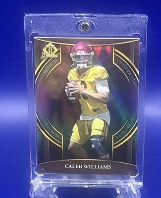 2022 Bowman Chrome U University CALEB WILLIAMS Invicta #BI-4 USC Trojans Rookie - Image 1 of 4