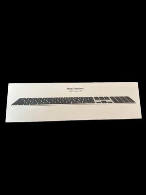 NEW SEALED Apple Magic Keyboard Touch ID & Numeric Keypad Black Model A3119 - Image 1 of 2