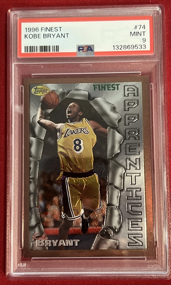 Finest Kobe Bryant #74 (RC) 1996 PSA 9 Foto 1 de 4