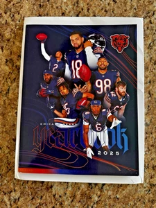 2025 Chicago Bears Annuario Programma Rivista più Calendario Caleb Williams - Foto 1 di 2
