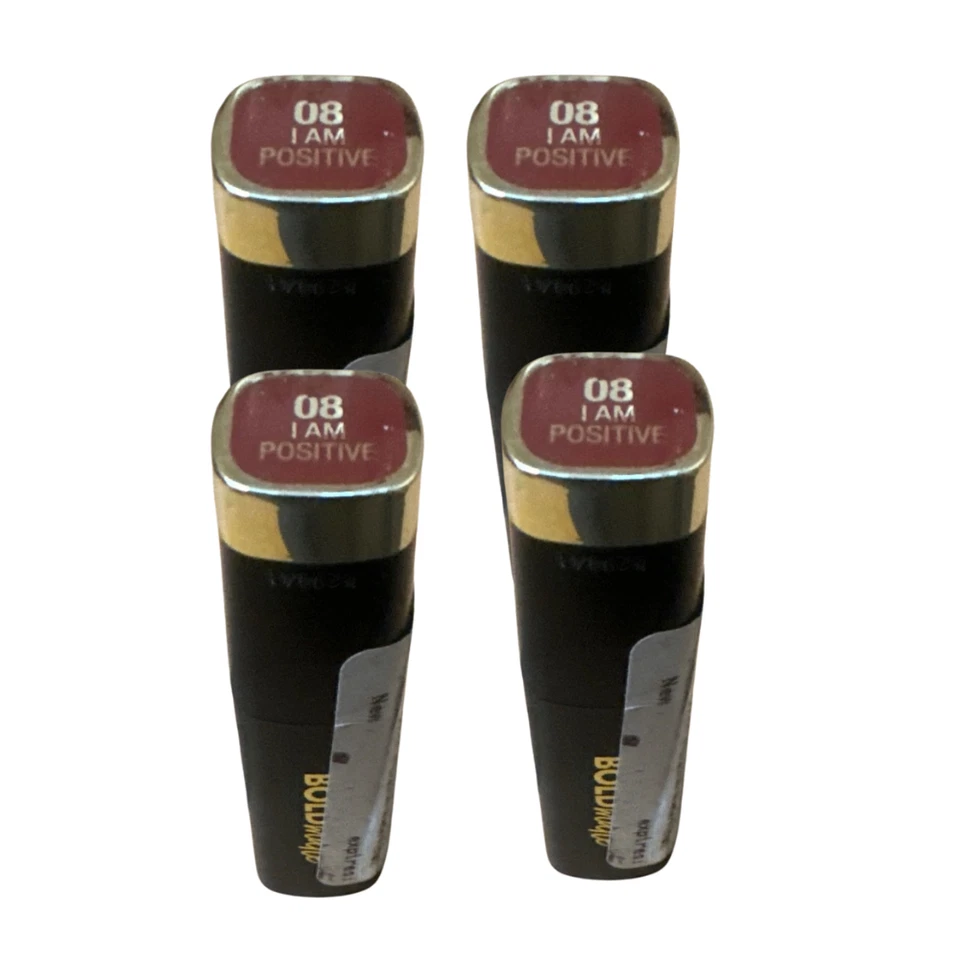 4 Pack Milani Bold Color Statement Matte Lipstick #8 I Am Positive Full Size New - Image 1 of 1