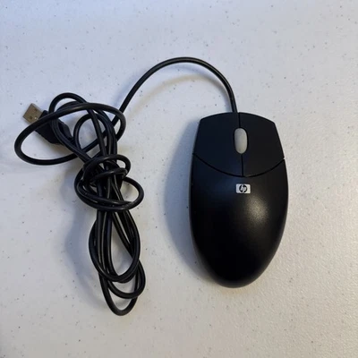 HP Mouse 2-button Scrolling Usb Black 155161-002 - Image 1 of 2